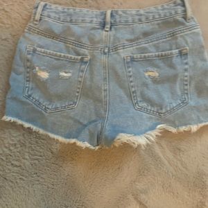 Blue distressed Jean Short